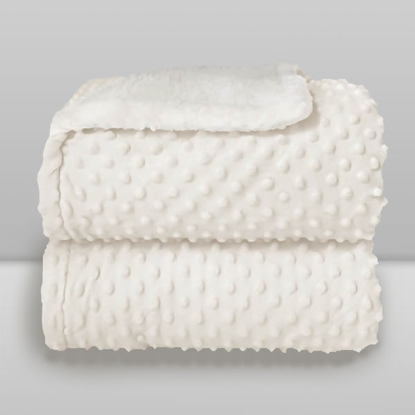 lacobebe-bebe-cobertor-sherpa-dots-branco