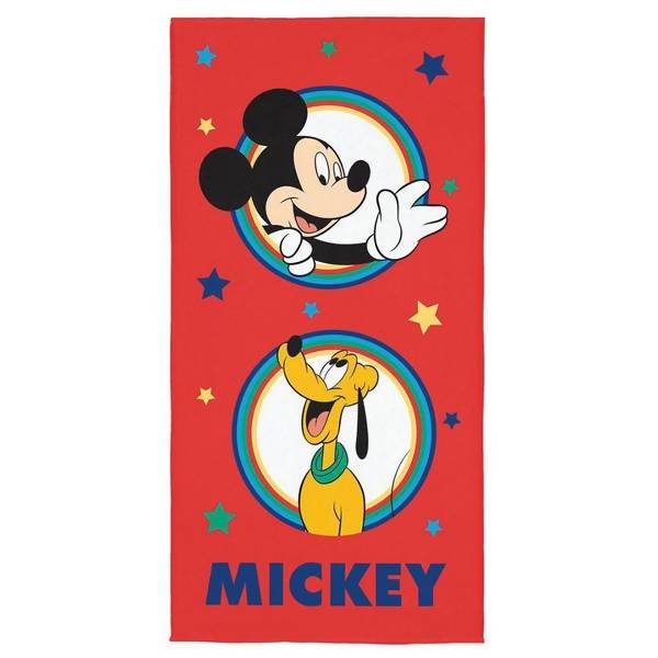 Toalha Aveludada Mickey Infantil - Lepper