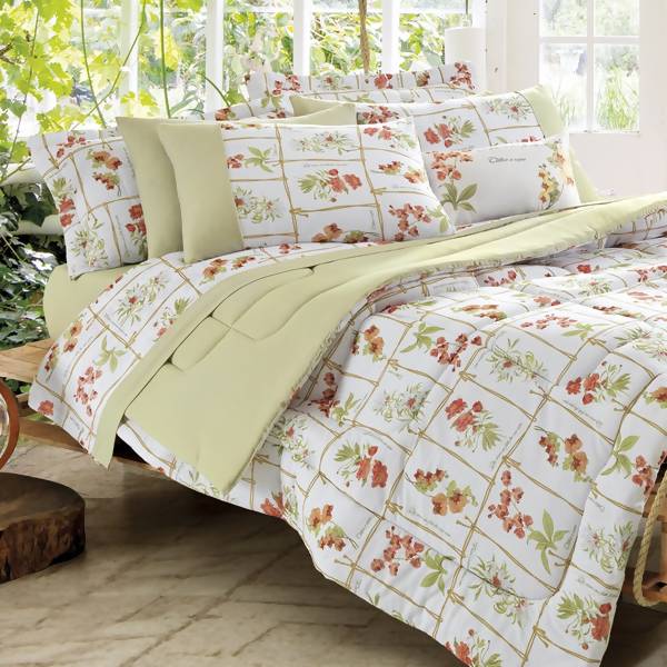 Jogo de Cama 4pç em Malha Stampa Botanic18 King - Lynel