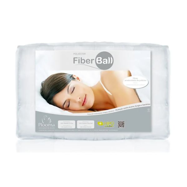 Pillow Top Fibra Especial em FiberBall Solteiro - Plooma
