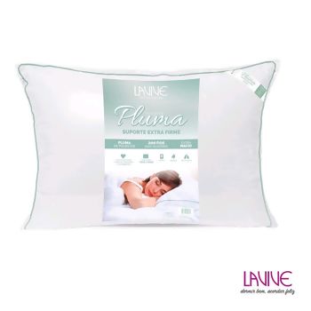 Travesseiro Toque de Pluma Suporte Extra Firme 50 x 70 - Lavive