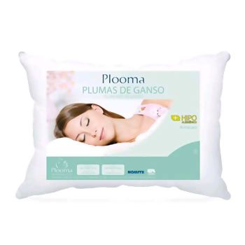 Travesseiro Plooma Plus 100% Plumas de Ganso - 50 x 70 cms
