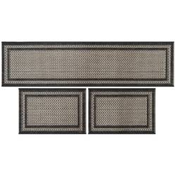 Jogo de Cozinha Sisal Look Moldura 3 Peças - Rayza Tapetes