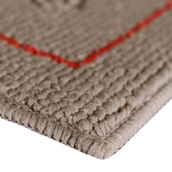Passadeira para Cozinha Bordado Brioche Castor 50 x 160 - Vizapi